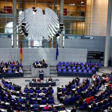 Session of the German lower house of Parliament, Bundestag, in Berlin, February 1, 2018.