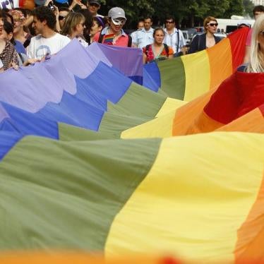 Members of Romania's gay community attend the GayFest Parade 2011 in Bucharest June 4, 2011.