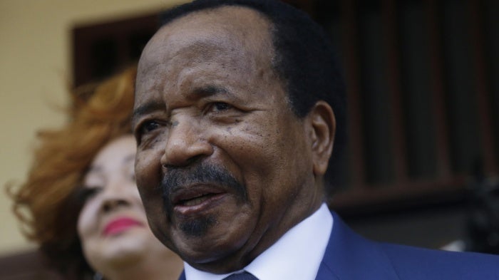 Cameroon President Paul Biya.