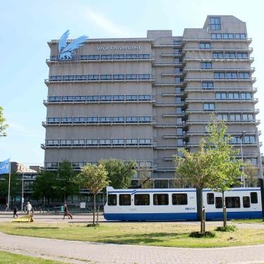 Main building of the Vrije Universiteit (Free University) in Amsterdam, Netherlands. 