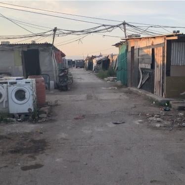 “Informal settlement “La Pista” in Borgo Mezzanone, Italy.