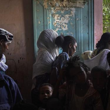 Displaced persons center in northern Ethiopia where many still suffer from the effects of the war that began in 2020, August 14, 2023.