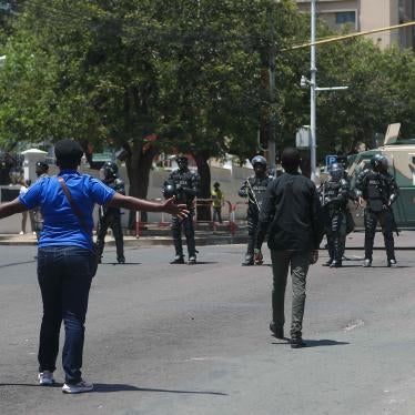 Demonstrators clash with riot police during a march to protest results of the sixth municipal elections in Maputo, Mozambique, October 27, 2023. © 2023 LUISA NHANTUMBO/EPA-EFE/Shutterstock