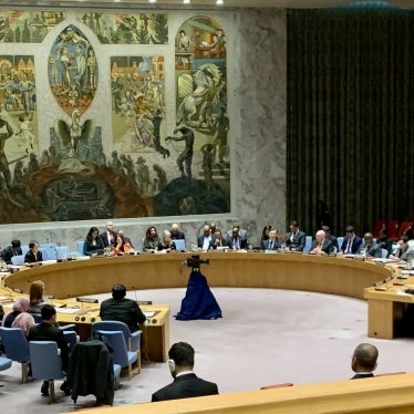 The United Nations Security Council’s first open meeting on Myanmar since 2019, New York, April 4, 2024.