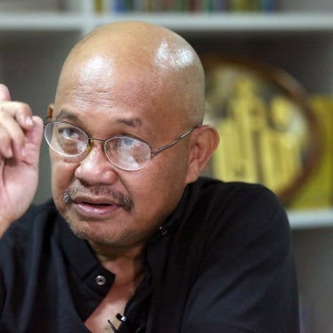 Filipino Catholic priest Father Amado Picardal in Manila, Philippines, May 13, 2016.