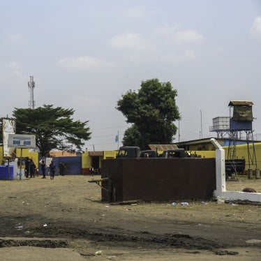 Police officers at the Makala prison a day after the attempted jailbreak, Kinshasa, Democratic Republic of Congo, September 3, 2024.