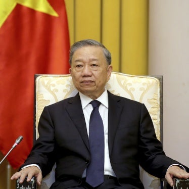 Vietnamese President To Lam at the Presidential Palace in Hanoi, Vietnam, July 27, 2024.