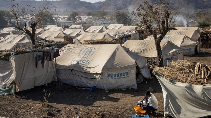 Refugee in Kumer Camp