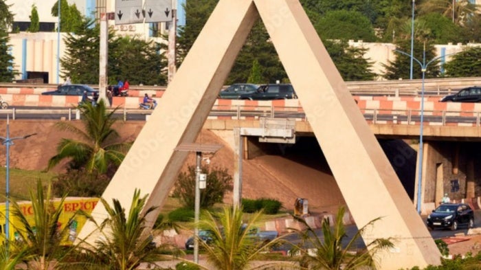 The monument of peace in Bamako, Mali, September 2024.