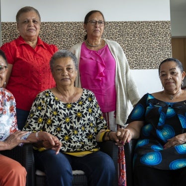 Clockwise from top left, Simone Ngalula, Monique Bitu Bingi, Lea Tavares Mujinga, Noelle Verbeeken and Marie-Jose Loshiborn, who were born in Congo when the country was under Belgian rule and were taken away from their mothers, successfully sued the Belgian state for crimes against humanity. 