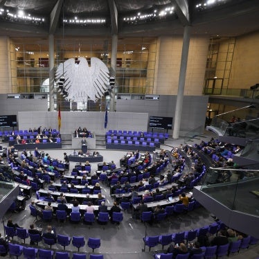 Lawmakers in the German Bundestag  (Lower House of Parliament) in Berlin, Germany on November 7, 2024.