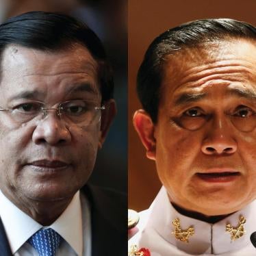 Prime Ministers Hun Sen and Prayut 