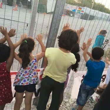 Children sent to Nauru by Australia for “offshore processing,” August 2016. Parents and children reported that students from families of refugees and asylum seekers are frequently bullied by Nauruan students. 