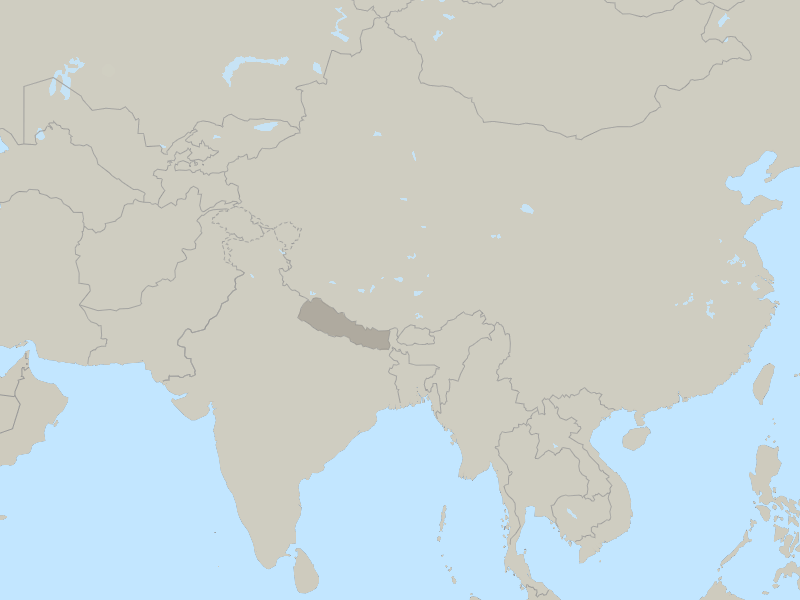 map of Nepal