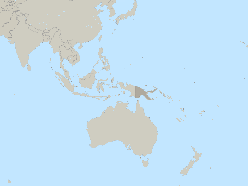 map of Papua New Guinea